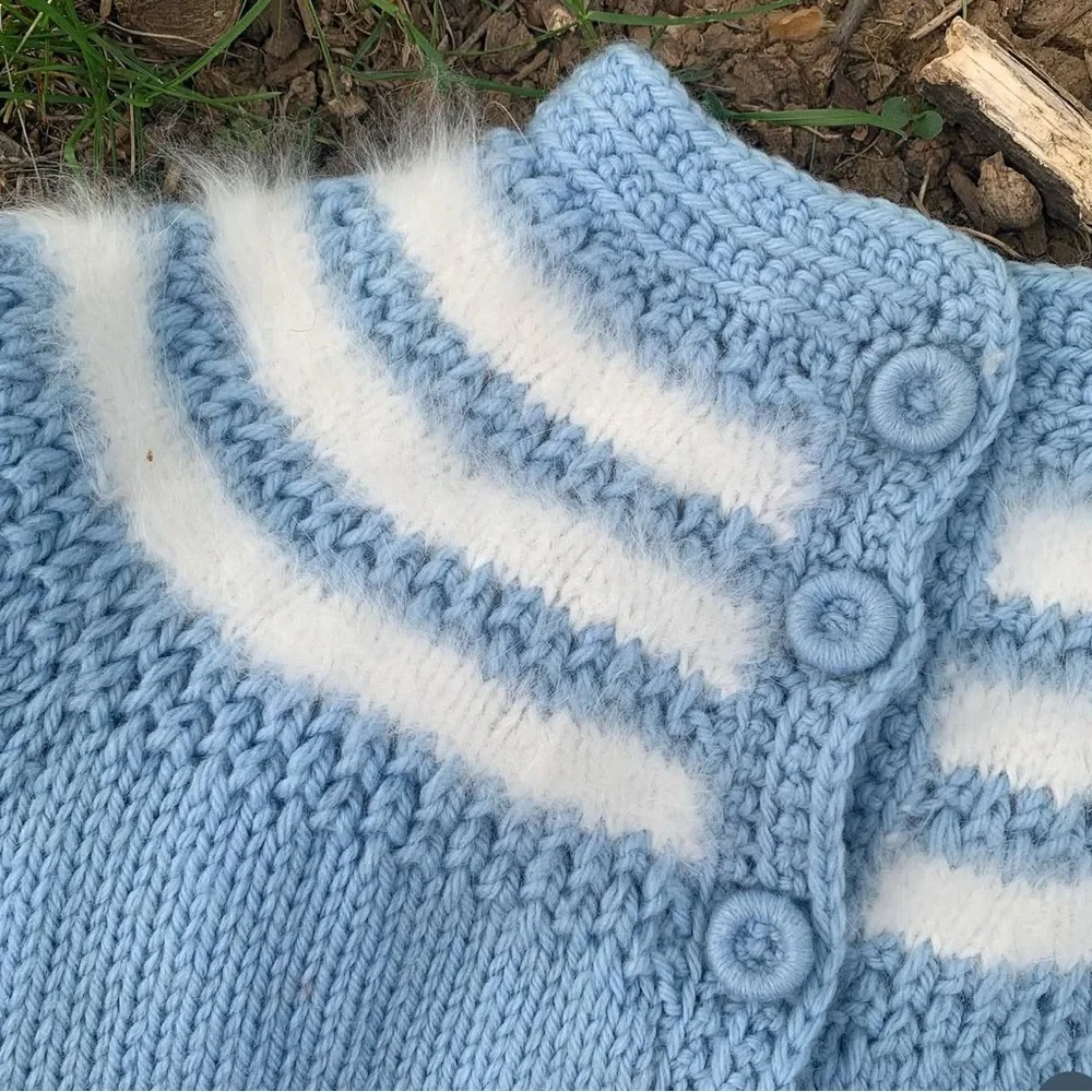 Artist SANDWITCH SANDW1TCH SHOP Vintage Sweater with Peanuts Snoopy BODE INSPO - Picture 3 of 4